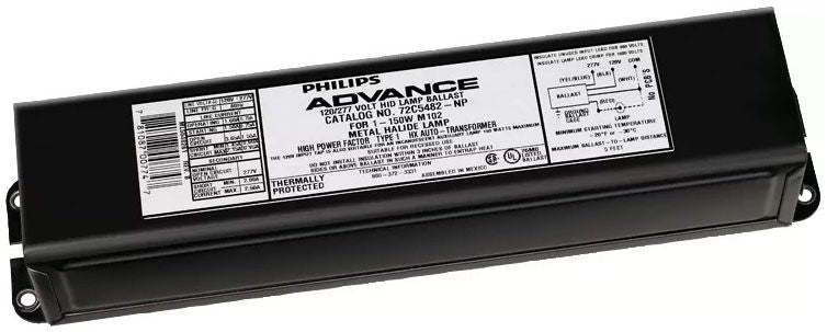 Advance 72C5282NP001 Metal Halide Ballast 70W M98/143 120/277V