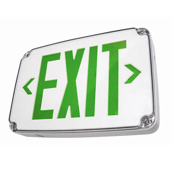 Wet Location Single Face, LED Exit
