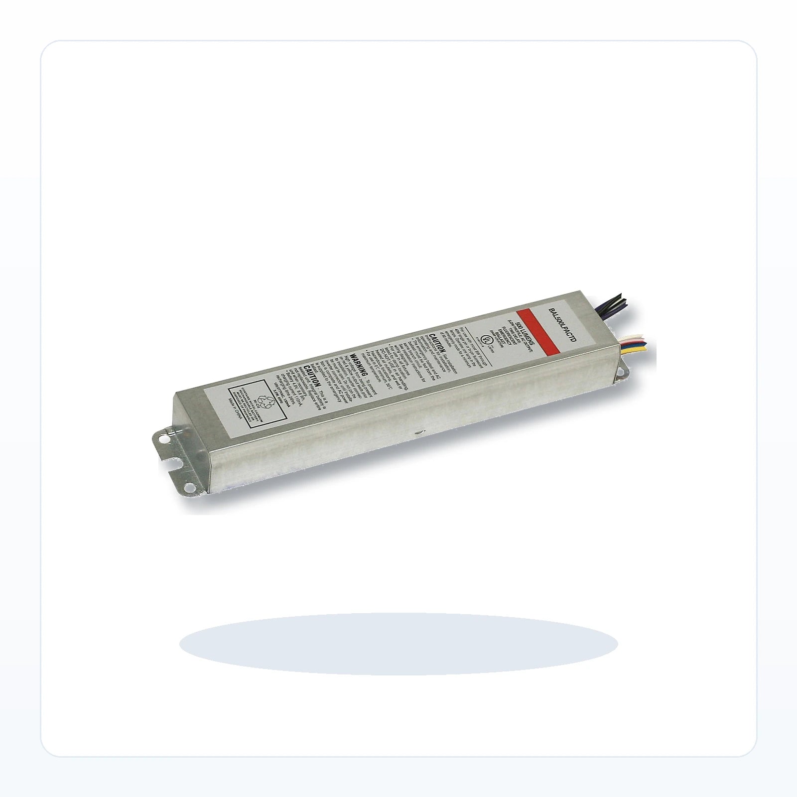 Low-Profile Fluorescent Emergency Ballast - 500 Lumens, UL 924, Time Delay for Unlimited Lights