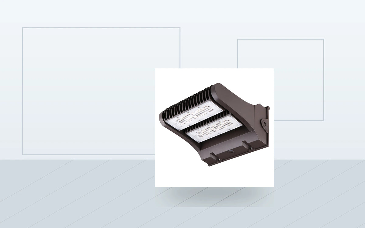Wall Packs application image for Adjustable Wall Pack - LED Outdoor Fixture with Rotating Light Bars - Unlimited Lights Project Ready
