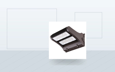 Wall Packs application image for Adjustable Wall Pack - LED Outdoor Fixture with Rotating Light Bars - Unlimited Lights Project Ready