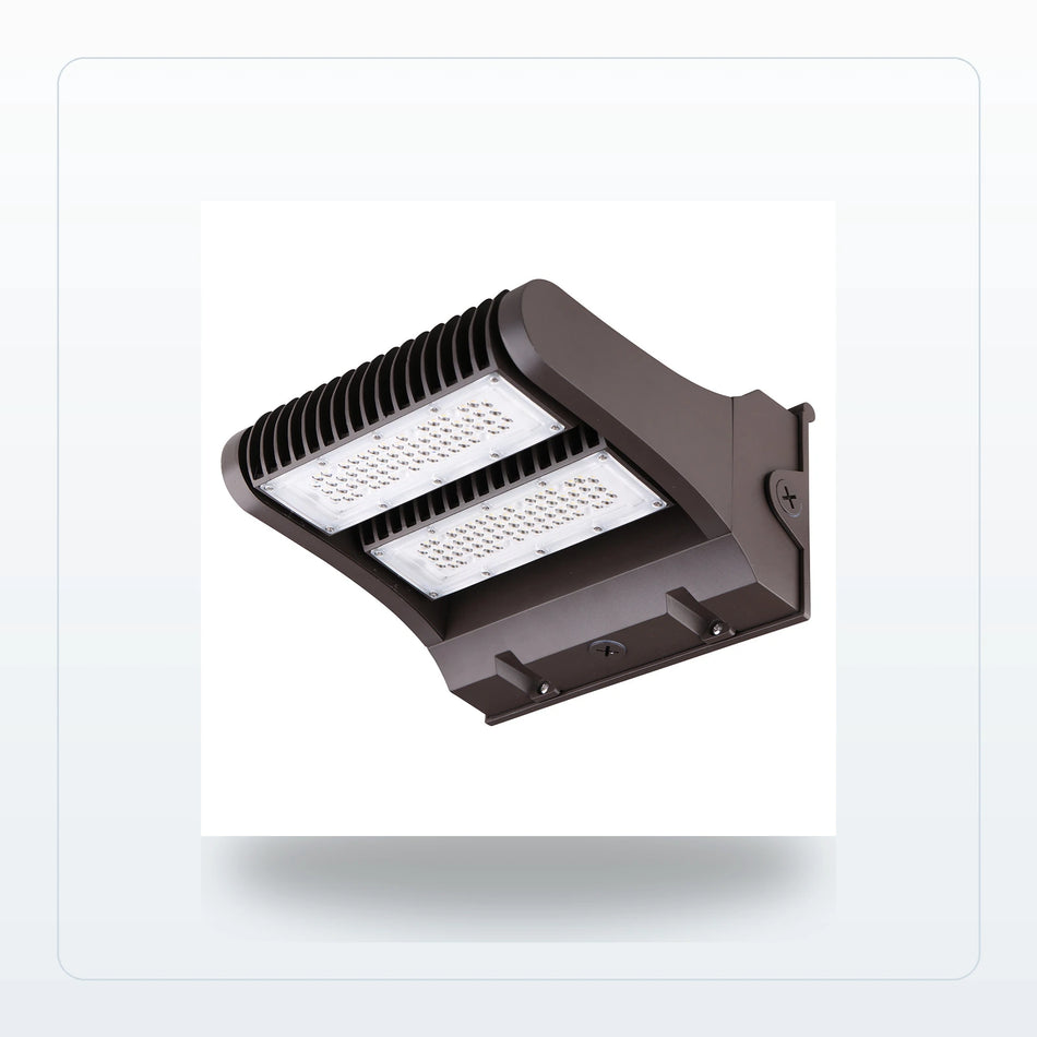 Adjustable Wall Pack - LED Outdoor Fixture with Rotating Light Bars - Unlimited Lights Project Ready for Unlimited Lights