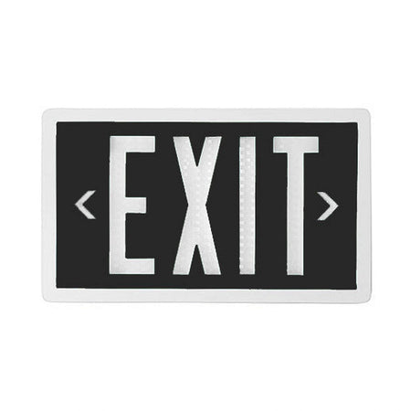 Black Self Luminous Tritium Exit Sign - Unlimited Lights Project Ready product image