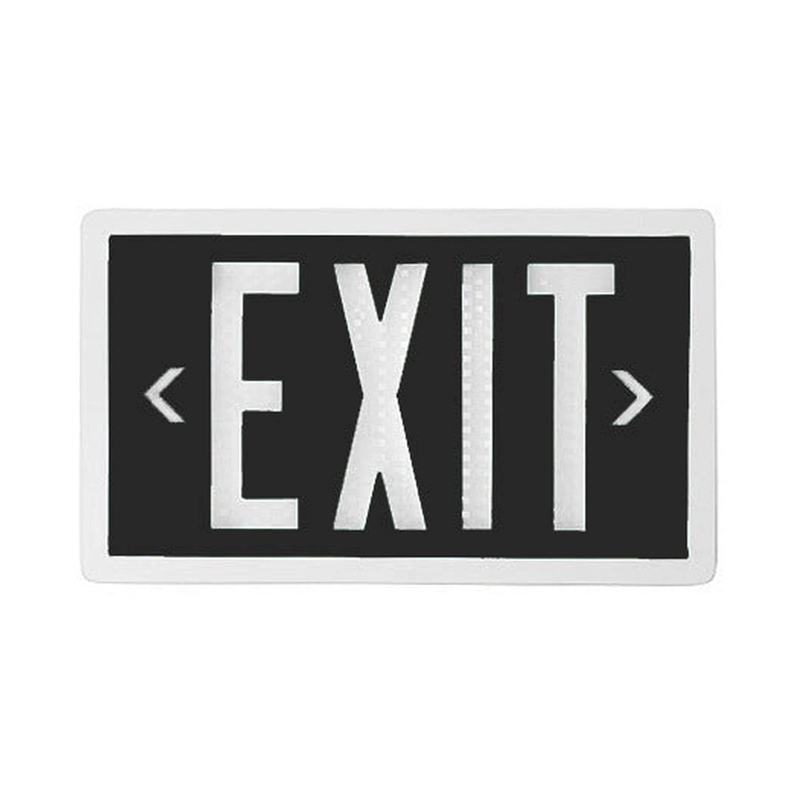 Black Self Luminous Tritium Exit Sign - Unlimited Lights Project Ready real product photo
