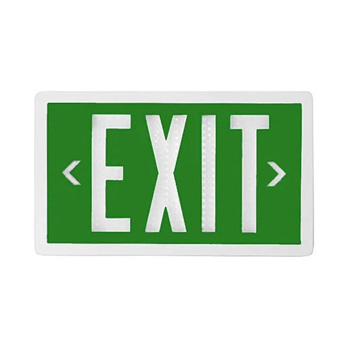 Green Self Luminous Tritium Exit Sign - Unlimited Lights Project Ready real product photo