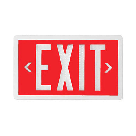 Red Self Luminous Tritium Exit Sign - Unlimited Lights Project Ready real product photo