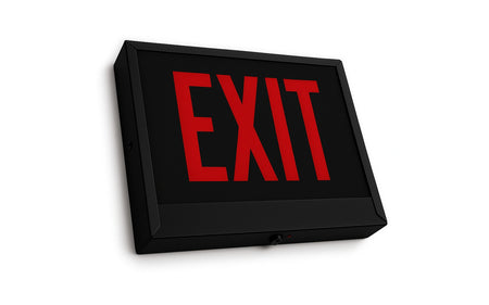 Chicago-Approved Steel Exit - Stair Sign - Unlimited Lights Project Ready alternate real product photo