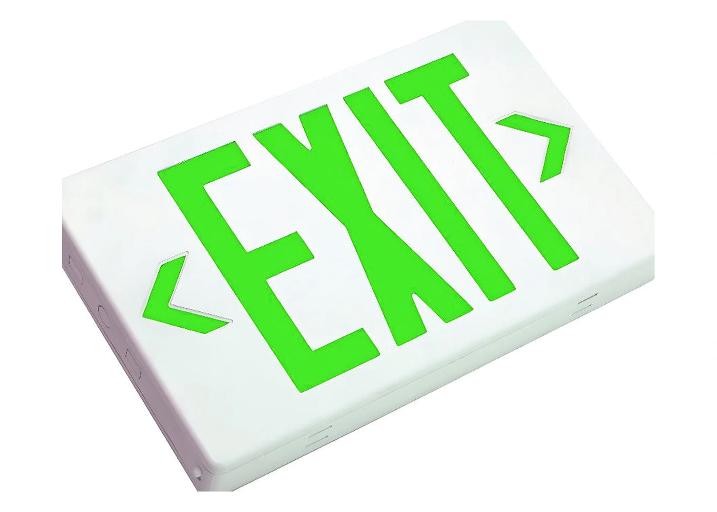 Remote Capable Thermoplastic LED Exit Sign - Unlimited Lights Project Ready real product detail photo
