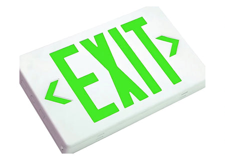 Remote Capable Thermoplastic LED Exit Sign - Unlimited Lights Project Ready real product detail photo