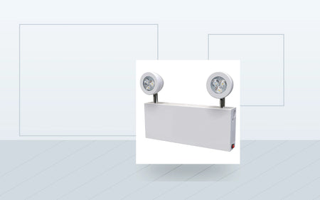 Emergency Lights application image for Chicago Steel LED Emergency Unit - Dual Heads, 3 LED Per Head - Unlimited Lights Project Ready