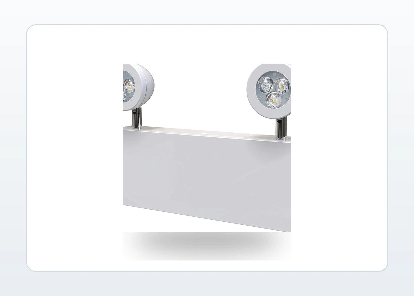 Chicago Steel LED Emergency Unit - Dual Heads, 3 LED Per Head - Unlimited Lights Project Ready product detail image