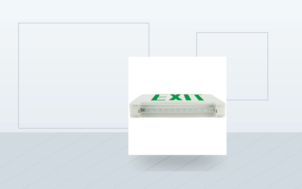 LED Exit Sign with Adjustable Light Bar - Remote Capable