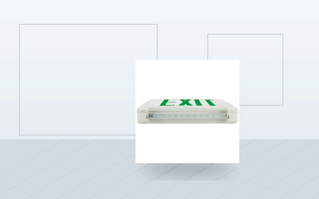 LED Exit Sign with Adjustable Light Bar - Remote Capable