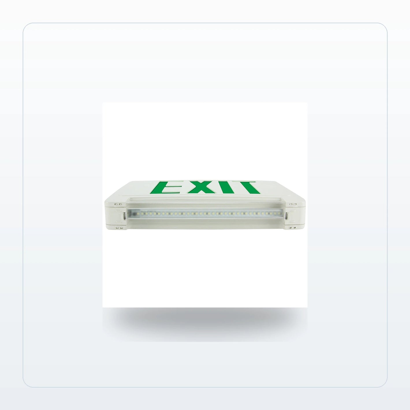 LED Exit Sign with Adjustable Light-Bar - Low Profile, Remote Capable for Unlimited Lights