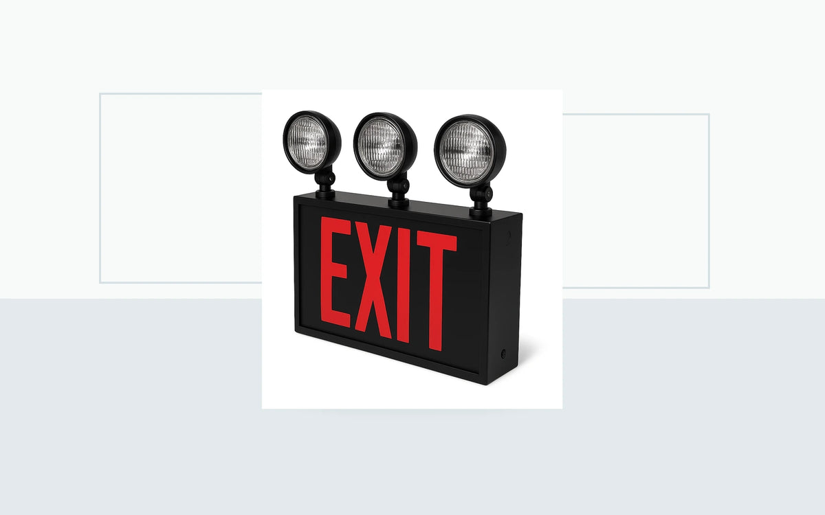 Exit Sign and Emergency Light Combos application image for New York City Approved LED Exit Emergency Combo