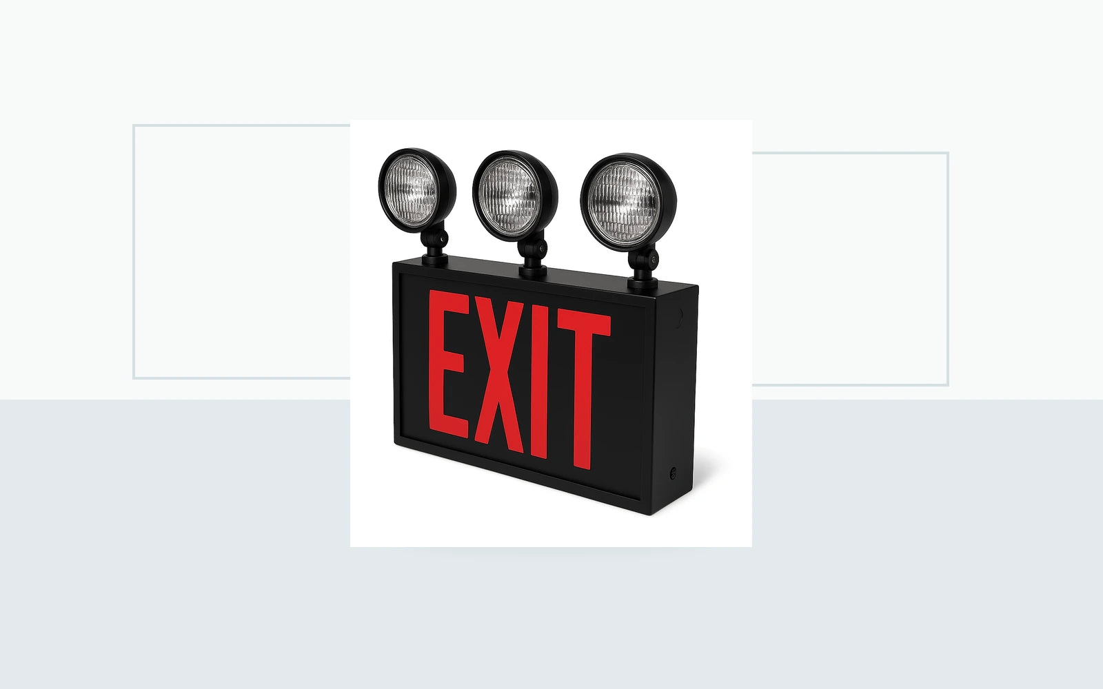 Exit Sign and Emergency Light Combos application image for New York City Approved LED Exit Emergency Combo