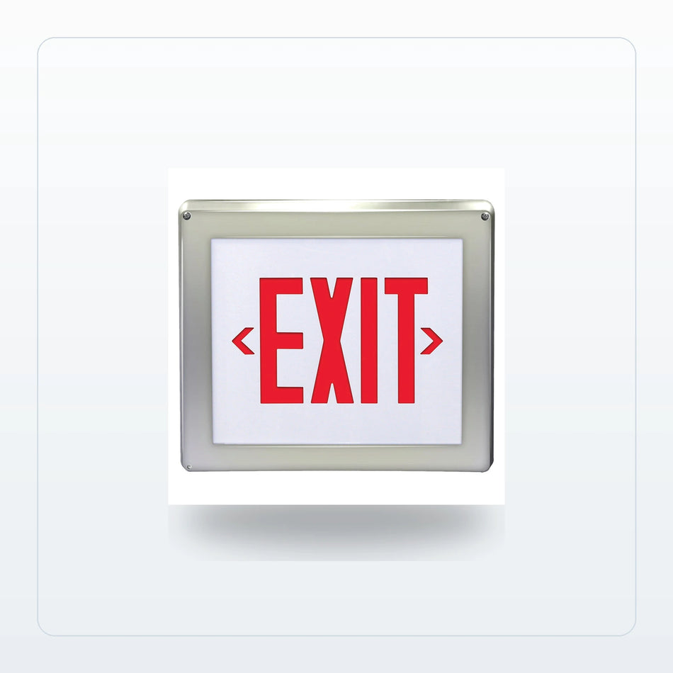 Hazardous Location LED Exit Sign - NEMA 4X, Class I Div 2, 90 Min - Unlimited Lights Project Ready for Unlimited Lights