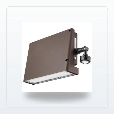 Architectural LED Wall Pack - 100W Max, Selectable CCT, Zero Uplight (DLC Premium)