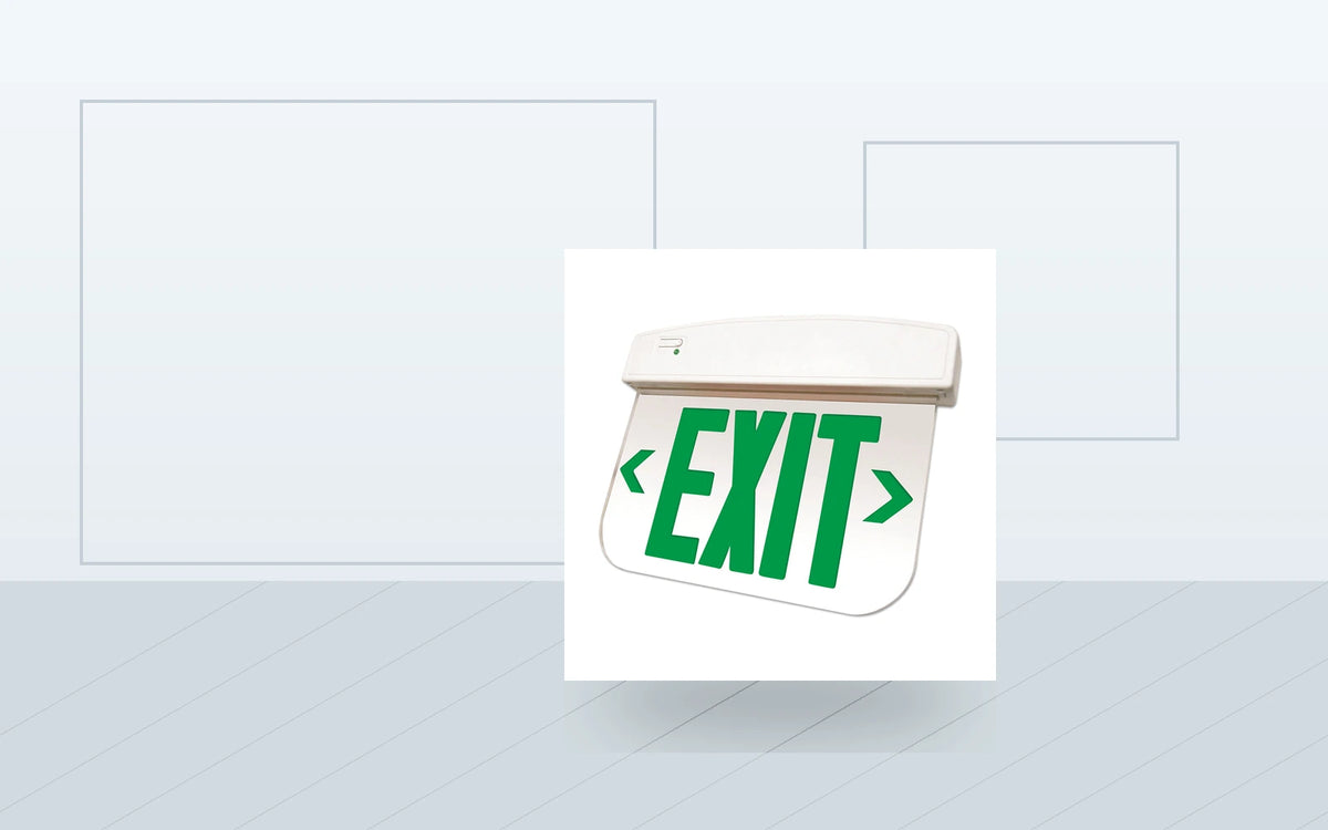 Exit Signs application image for Edge-lit Exit Sign - Thermoplastic - Slim Profile