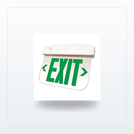 Edge-lit Exit Sign - Thermoplastic - Slim Profile for Unlimited Lights