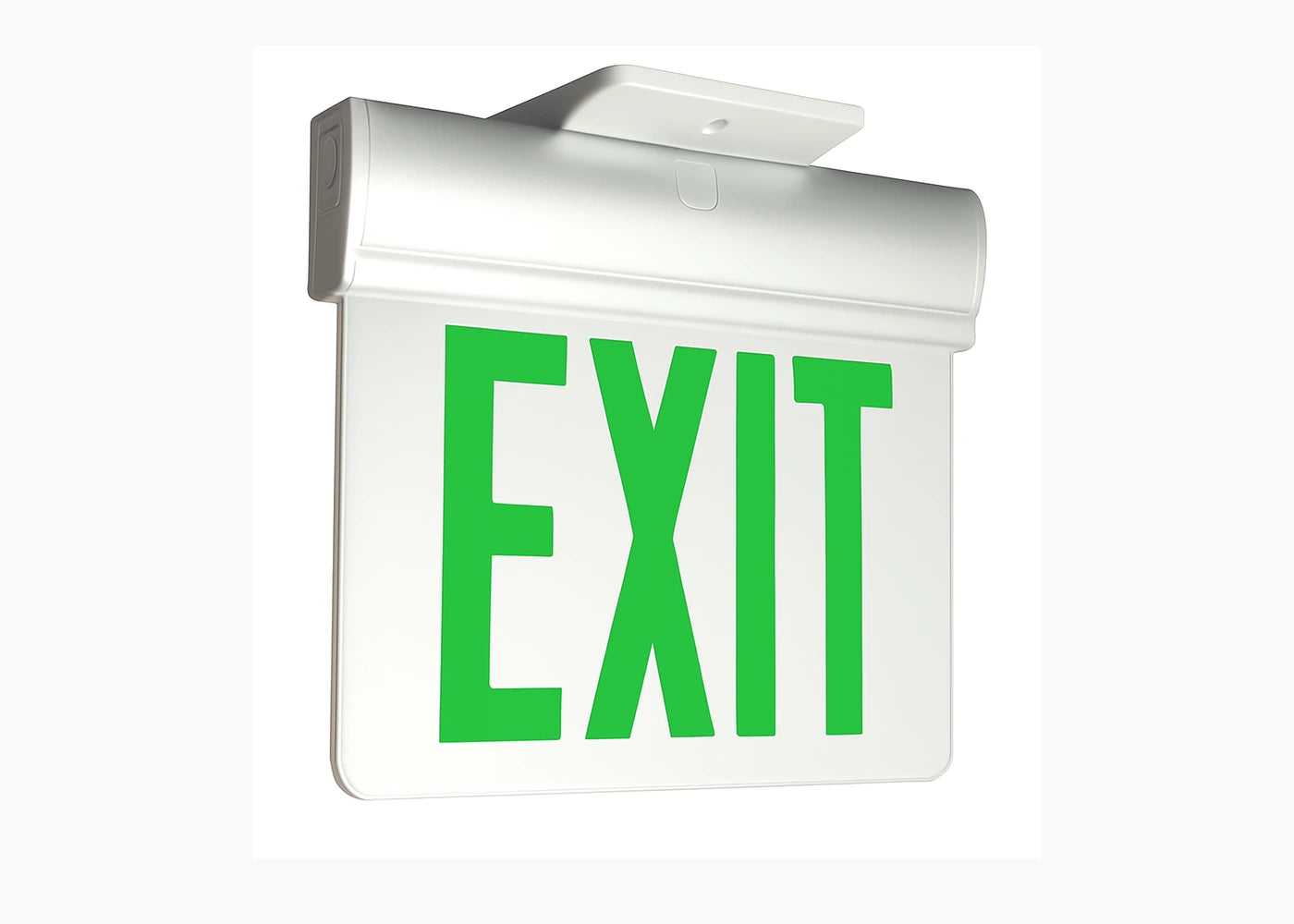 Edge-Lit LED Exit Sign - Red or Green (Economy) product detail image