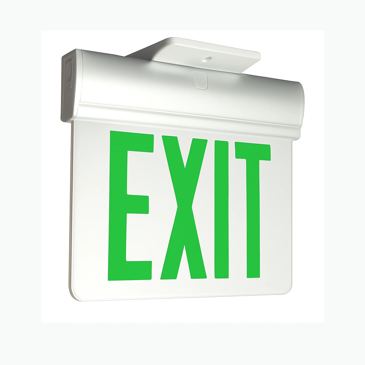Edge-Lit LED Exit Sign - Red or Green (Economy) for Unlimited Lights