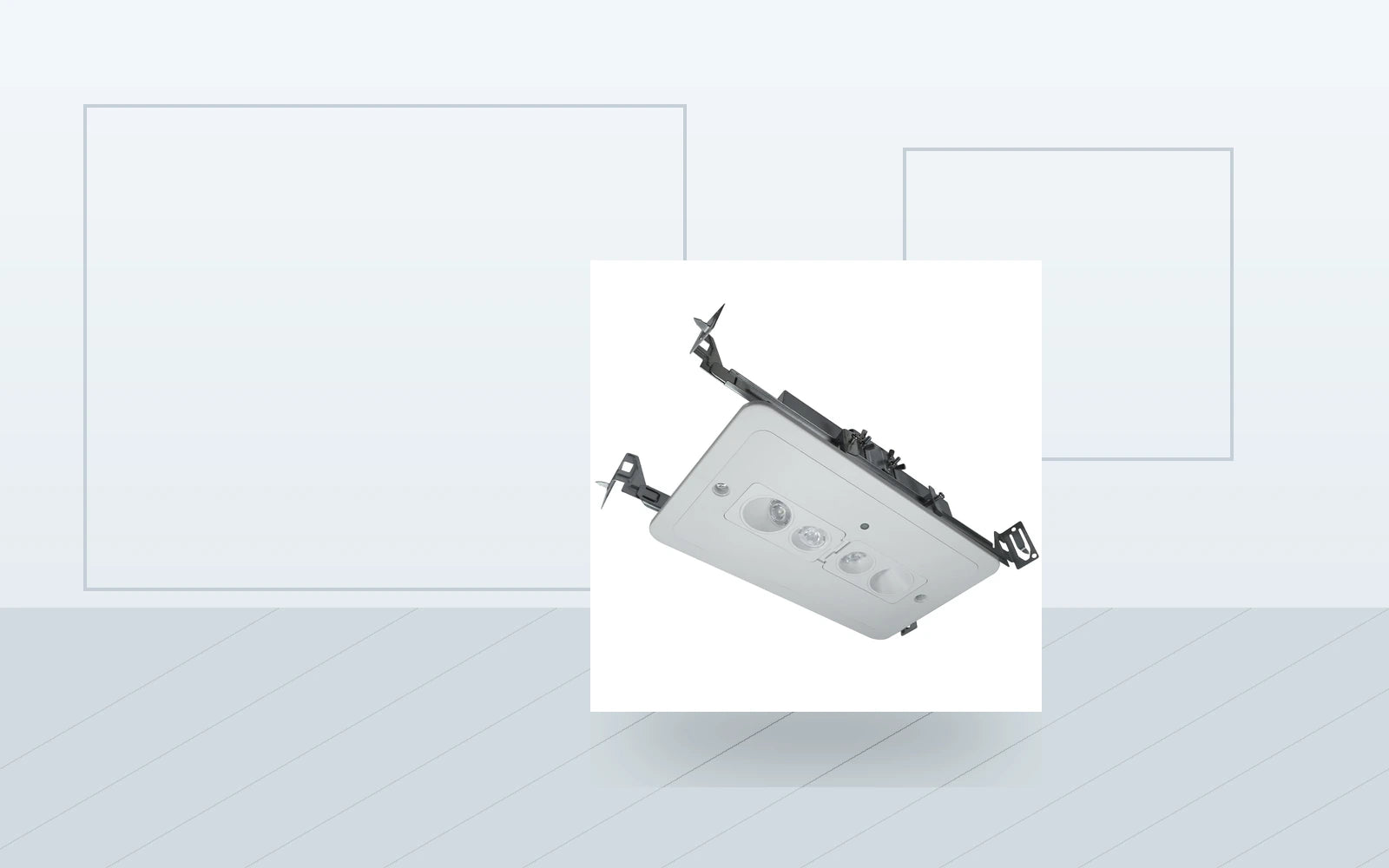 Emergency Lights application image for Flush-Recessed LED Emergency Light - 350 lm, Adjustable Optics