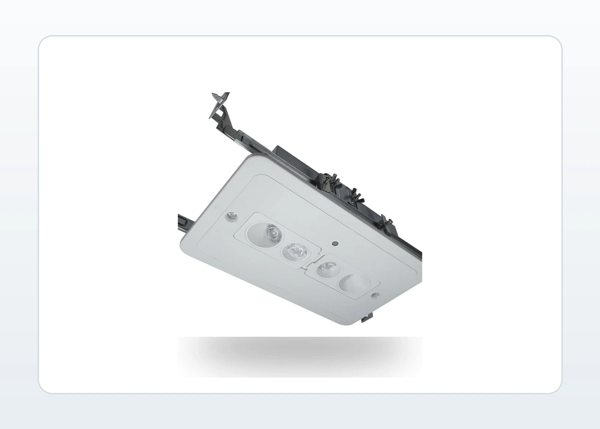 Flush-Recessed LED Emergency Light - 350 lm, Adjustable Optics product detail image