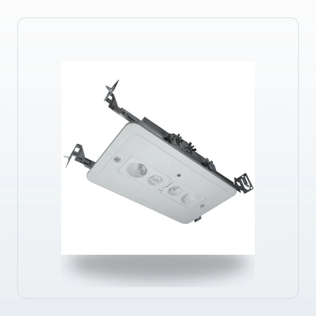 Flush-Recessed LED Emergency Light - 350 lm, Adjustable Optics for Unlimited Lights