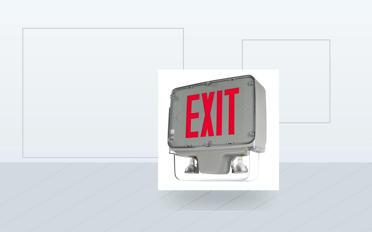 Hazardous Location Lights application image for Hazardous Location Exit & Emergency Combo - Class I Div 2, IP66 - Unlimited Lights Project Ready