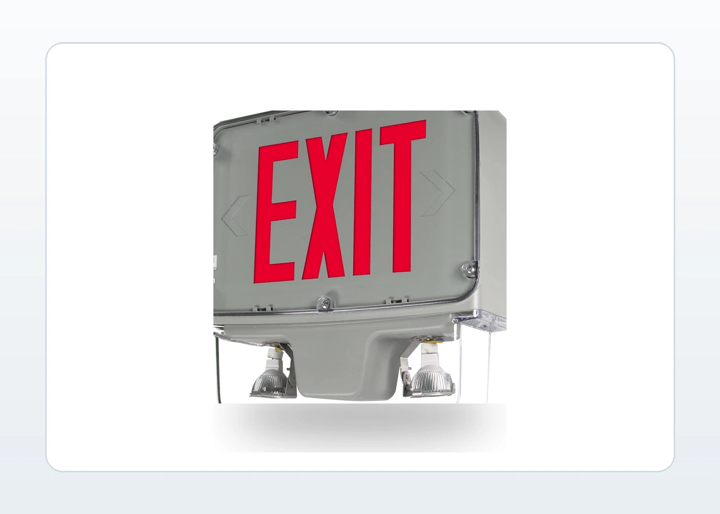 Hazardous Location Exit & Emergency Combo - Class I Div 2, IP66 - Unlimited Lights Project Ready product detail image