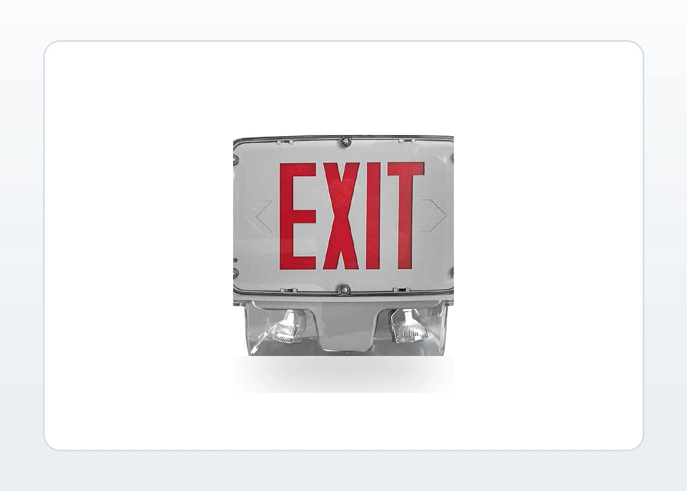 Wet-Location Hazardous LED Combo Exit Sign product detail image
