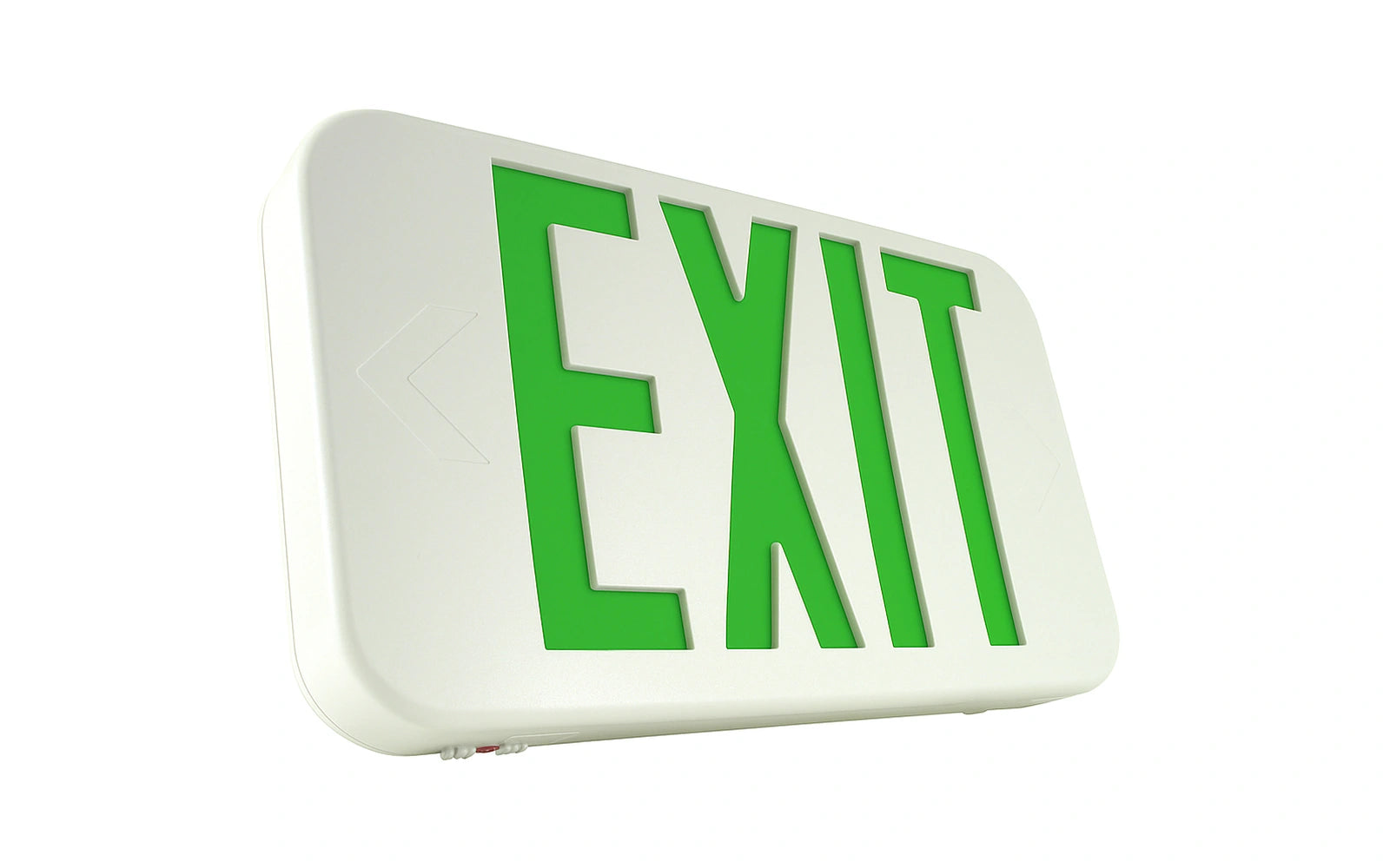 Low-Profile Exit Sign - Red/Green Universal Mount - Unlimited Lights Project Ready alternate real product photo