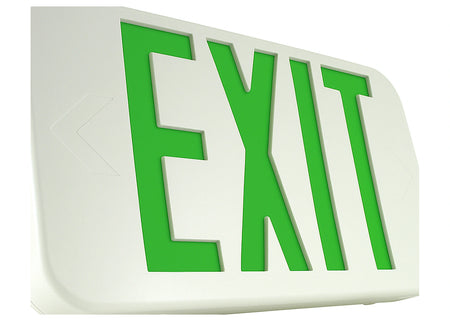 Low-Profile Exit Sign - Red/Green Universal Mount - Unlimited Lights Project Ready real product detail photo