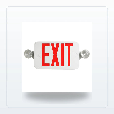 Field-Selectable LED Exit & Emergency Combo - Remote-Capable Option for Unlimited Lights