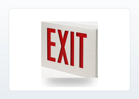 Die-Cast Aluminum LED Thin Exit Sign product detail image