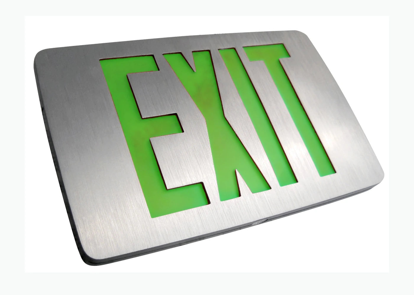 Thin Die-Cast Aluminum Low Profile LED Exit Sign product detail image