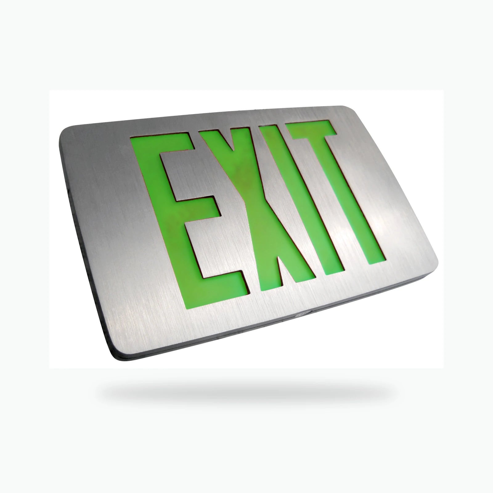 Thin Die-Cast Aluminum Low Profile LED Exit Sign for Unlimited Lights