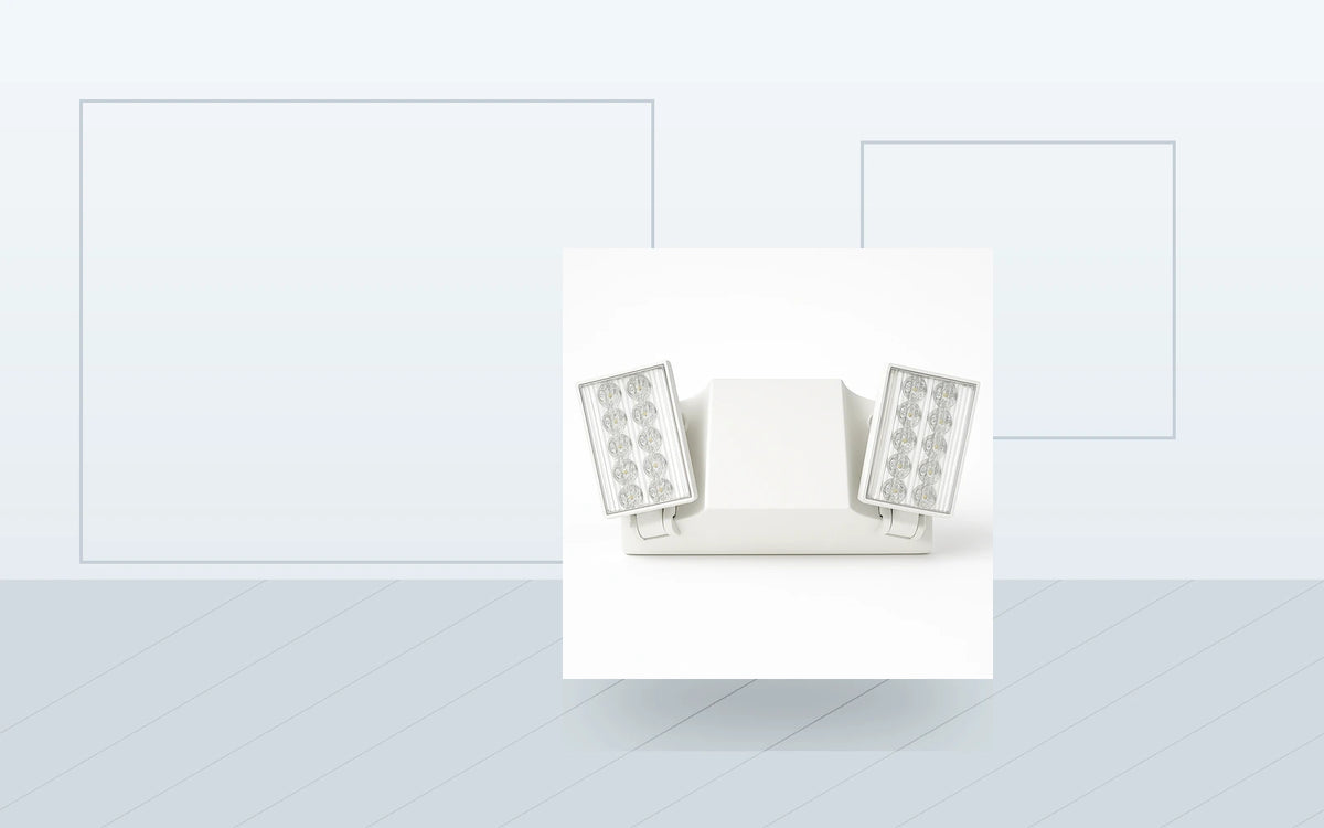 Emergency Lights application image for Compact LED Emergency Light - Dual 1W Heads, 90-Min Battery Backup
