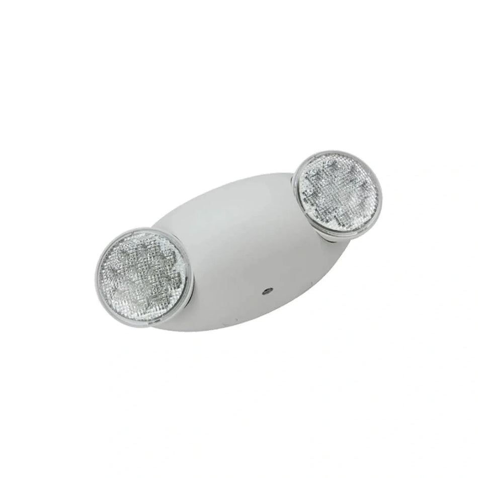 Thermoplastic LED emergency light white finish dual 1.5W heads product image
