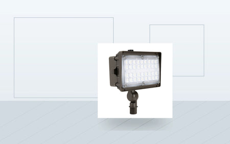 Outdoor Flood Lights application image for LED Flood Light - 15W to 45W Outdoor Area Fixture - Unlimited Lights Project Ready