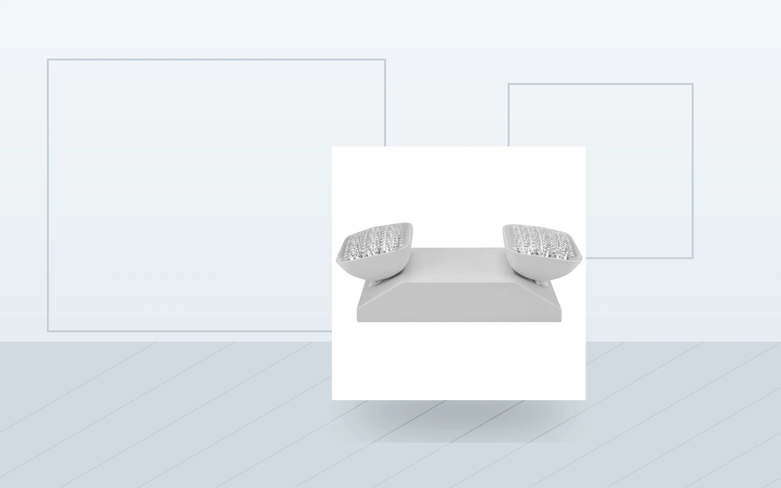 Emergency Lights application image for Thermoplastic LED Emergency Light - Dual 1W Heads, 90 Min Backup