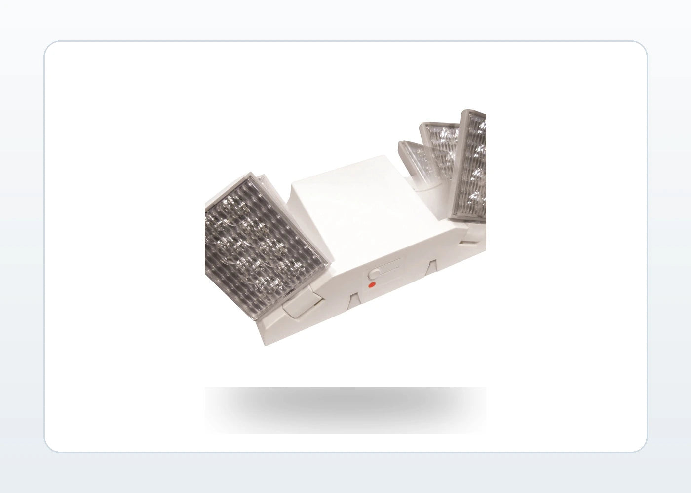 Dual-Head LED Emergency Light with Adjustable Optics product detail image