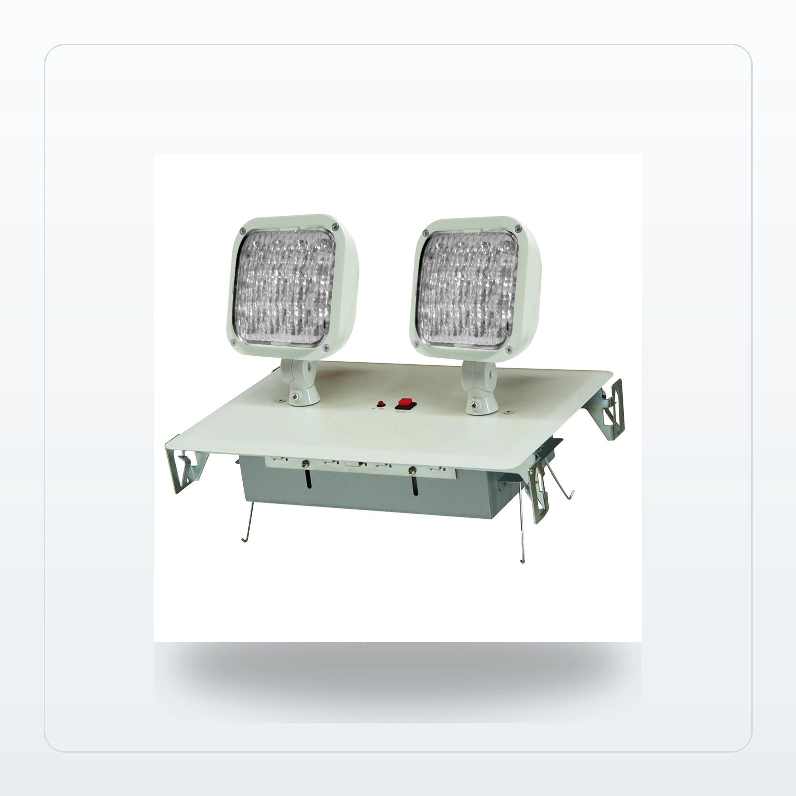 Recessed Emergency Square LED Lighting with Remote Capacity for Unlimited Lights