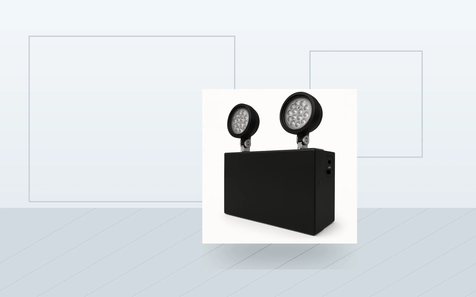 Emergency Lights application image for Dual Head High-Output Industrial Emergency Unit - Unlimited Lights Project Ready