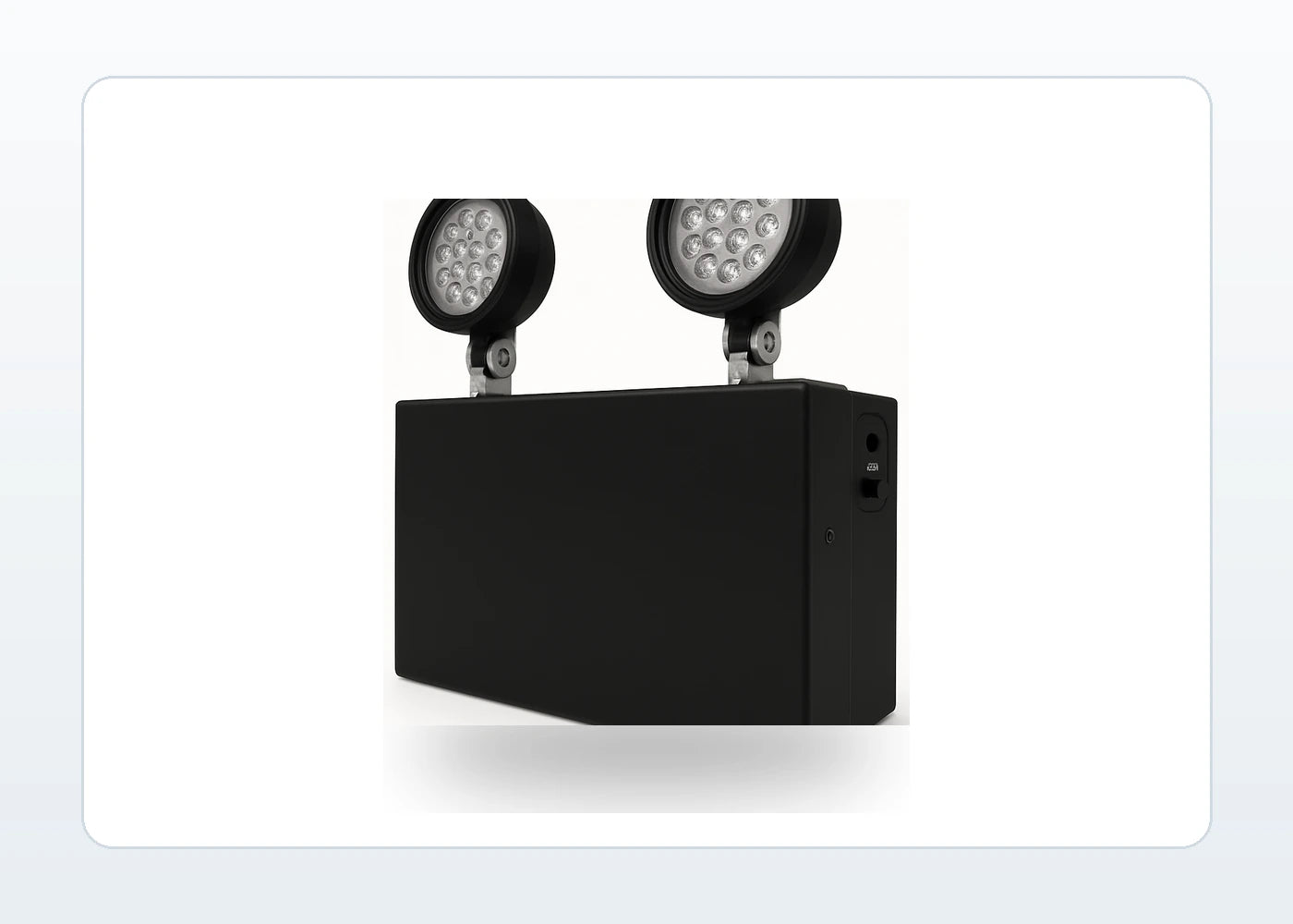 Dual Head High-Output Industrial Emergency Unit - Unlimited Lights Project Ready product detail image