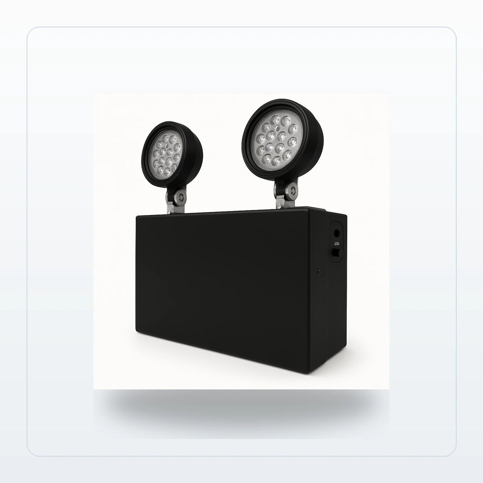 Dual Head High-Output Industrial Emergency Unit - Unlimited Lights Project Ready for Unlimited Lights
