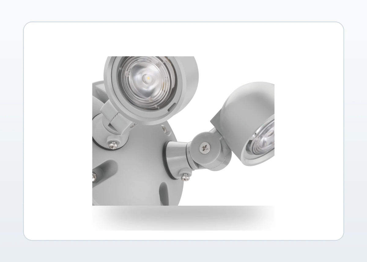 Outdoor LED Emergency Light Polycarbonate Remote Head - Unlimited Lights Project Ready product detail image