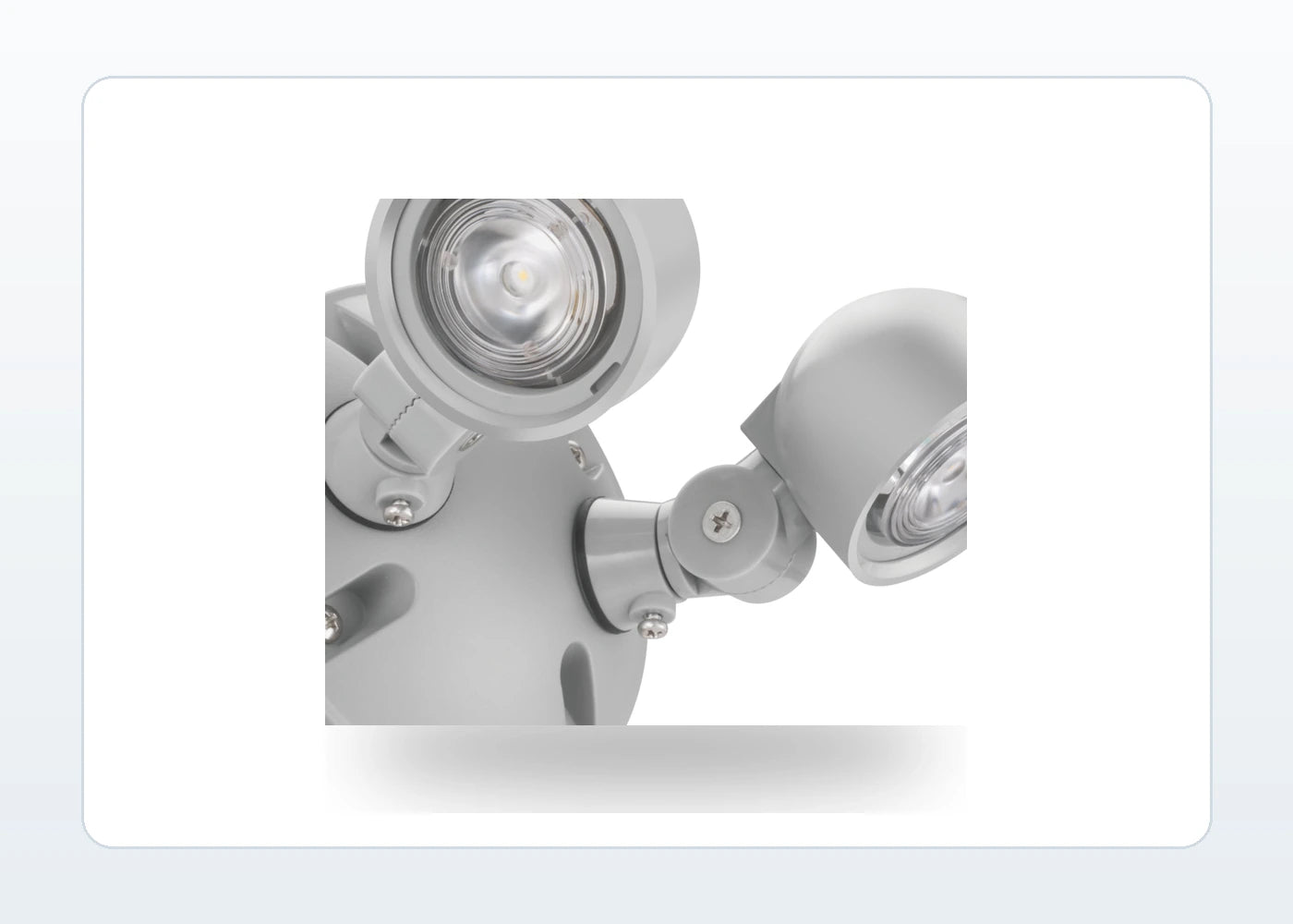 Outdoor LED Emergency Light Polycarbonate Remote Head - Unlimited Lights Project Ready product detail image