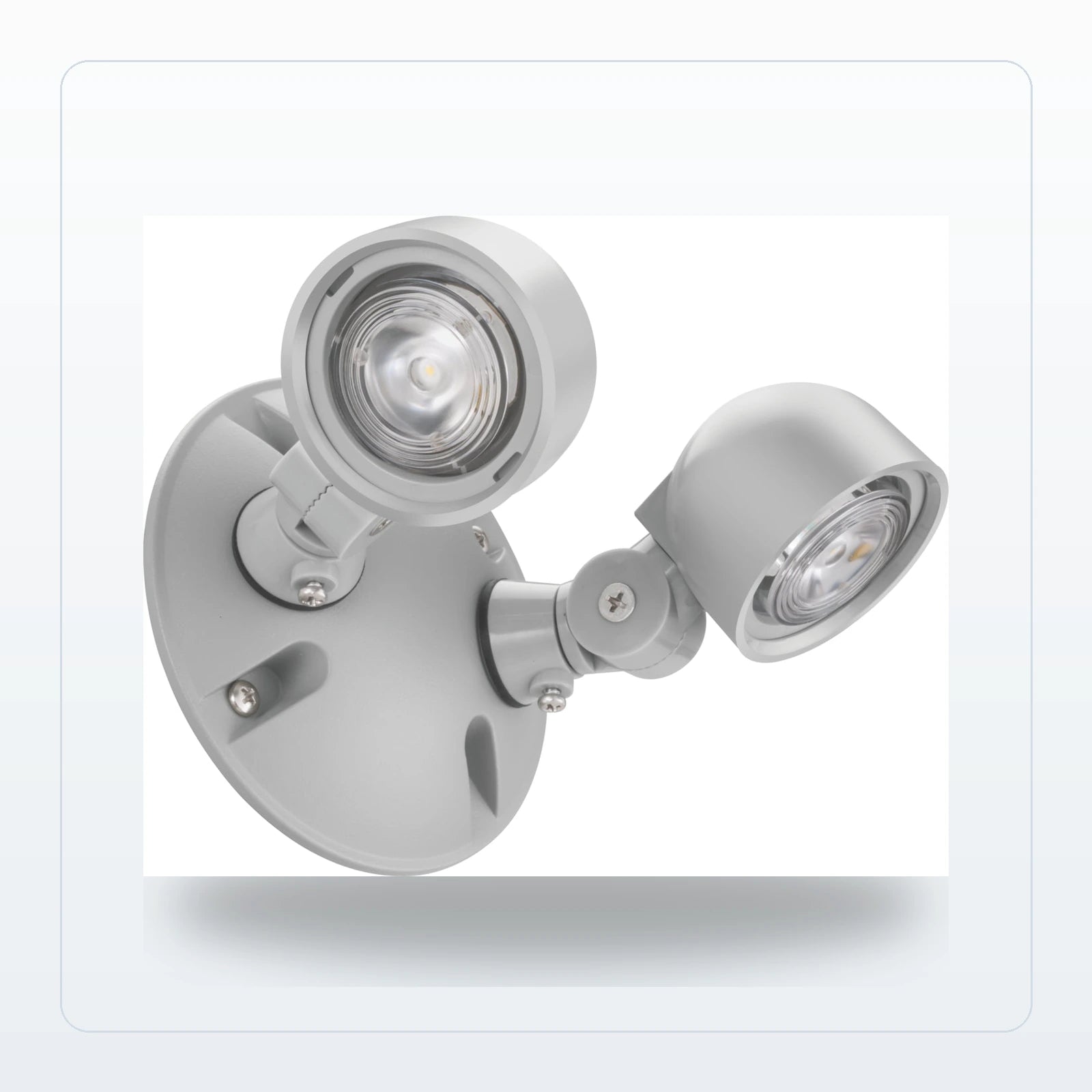 Outdoor LED Emergency Light Polycarbonate Remote Head - Unlimited Lights Project Ready for Unlimited Lights